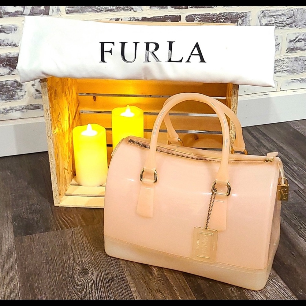 Furla jelly Candy Bag - pink